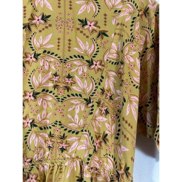 Natural Life Tunic Dress Size XS/S Oversized Ditsy Floral Cottagecore Mini C1 - Picture 5 of 7